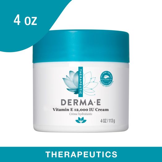 DERMA E Vitamin E 12,000 IU Soothing Skin Relief Cream, 4 oz