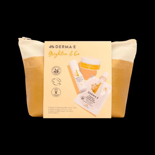 Derma E Brighten & Go Bag