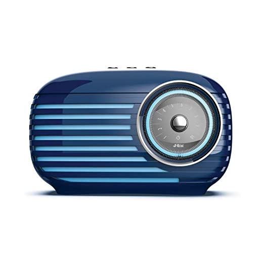 JAM Retro Classic Vintage Blutooth Speaker, 16 Hours Play Time, Aux-in Port, USB Charging, Blue