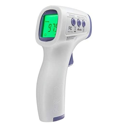 HoMedics Non-Contact Infrared Forehead Thermometer, Fast Accurate Results, High-Fever Alert with 4-in-1 Readings