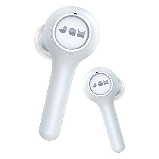 JAM True Wireless Exec Earbuds with Background Noise Reduction, White
