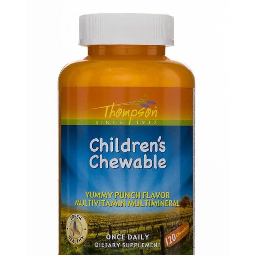 Thompson Children's Chewable (Yummy Punch Flavor Multivitamin Multimineral) - 120 Chewables
