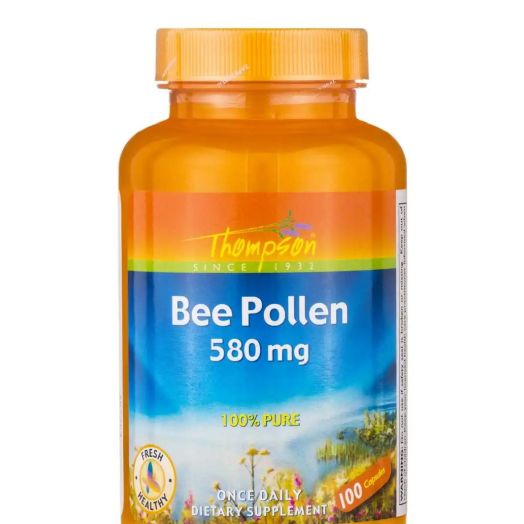Thompson Bee Pollen 580 mg - 100 Capsules