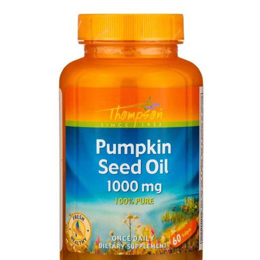 Thompson Pumpkin Seed Oil 1000 mg - 60 Softgels