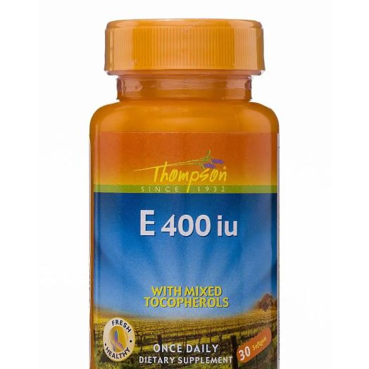 Thompson Vitamin E 400 IU with Mixed Tocopherols - 30 Softgels