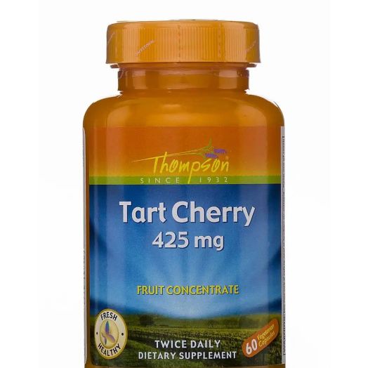 Thompson Tart Cherry 425 mg (Fruit Concentrate) - 60 Vegetarian Capsules