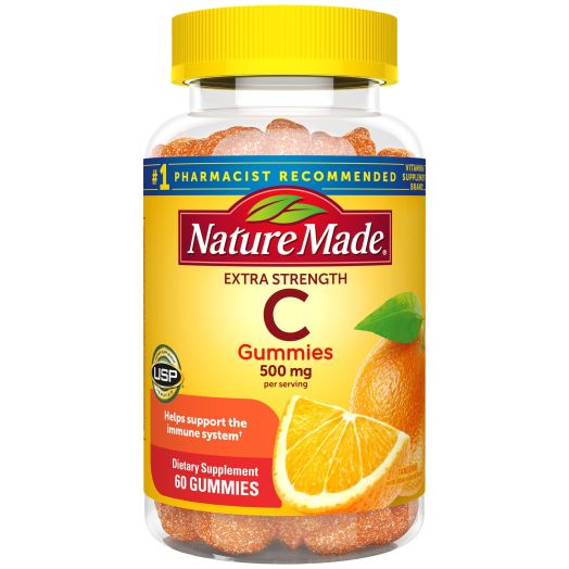 Nature Made Extra Strength Vitamin C Gummies 500mg, 60 Count