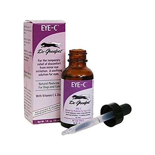 Dr. Goodpet Eye-C All Natural Eye Drops for Dogs & Cats Zinc & Vitamin C