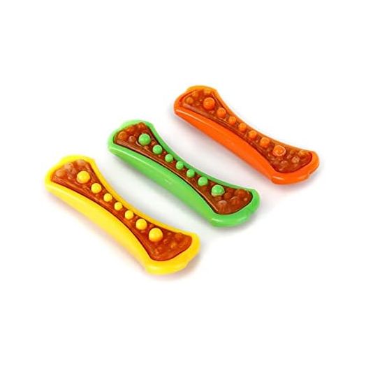Hartz Chew 'n Clean Dental Duo Dog Treat & Chew Toy, Color Varies, Large, 3 Pack