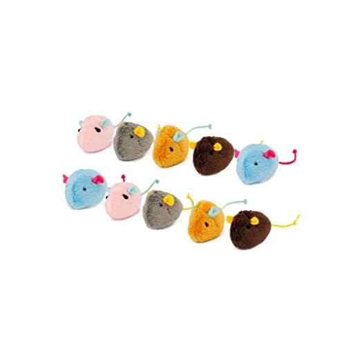Hartz Cattraction with Silver Vine & Catnip Crinkle Mice, 10 Count