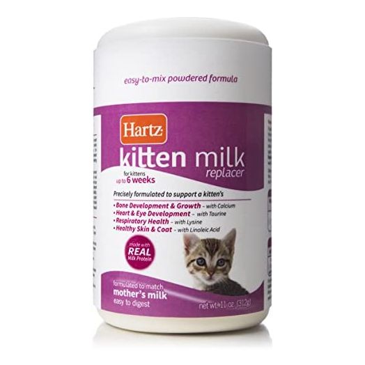 Hartz Powdered Kitten Milk Replacer Formula - 11Oz