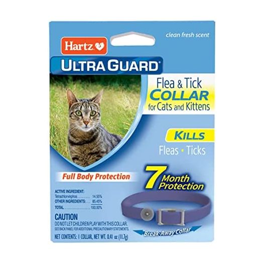 Hartz UltraGuard Purple Flea & Tick Collar for Cats and Kittens - 7 Month Protection