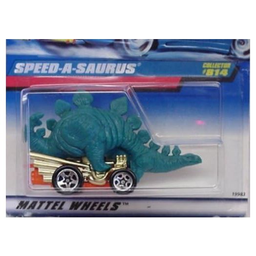 Mattel Hot Wheels 1998 1:64 Scale Green Speed-A-Saurus Die Cast Car Collector #814