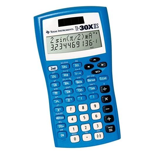 TI-30XIIS Scientific Calculator, Blue