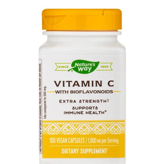 Nature's Way Vitamin C-1000 Bioflavonoids - 100 Vegan Capsules
