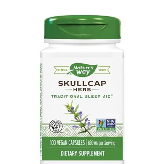Nature's Way Scullcap Herb 425 mg - 100 Vegetarian Capsules