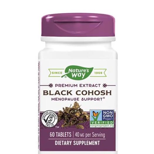 Nature's Way Black Cohosh Standardized - 60 Tablets