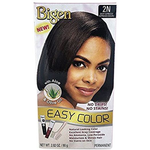 Bigen Easy Permanent Hair Dye with Aloe and Olive Oil, Deep Espresso, 2.82 oz