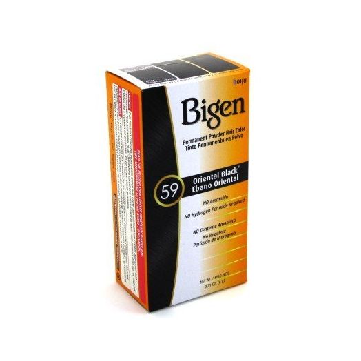 Bigen Permanent Powder Hair Color 59 Oriental Black 1 ea (Pack of 2)