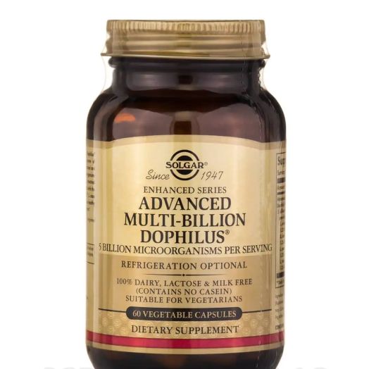 Solgar Vitamin and Herb Advanced Multi-Billion Dophilus - 60 Vegetable Capsules