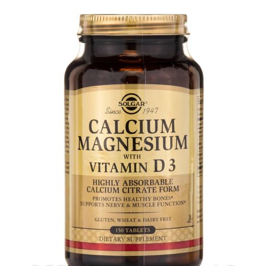 Solgar Vitamin and Herb Calcium Magnesium with Vitamin D3 - 150 Tablets