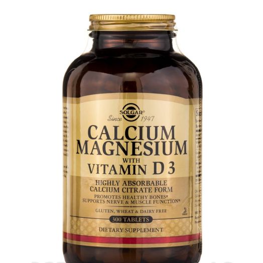 Solgar Vitamin and Herb Calcium Magnesium with Vitamin D3 - 300 Tablets