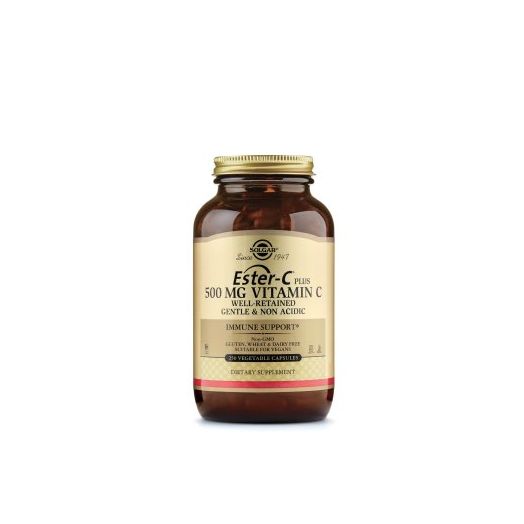 Solgar Ester-C Plus 500 mg Vitamin C Vegetable Capsules, 250 Ct