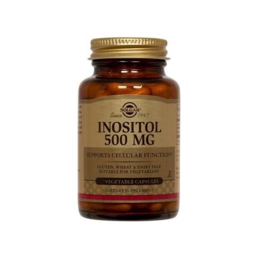 Solgar Inositol 500 mg - 100 Vegetable Capsules