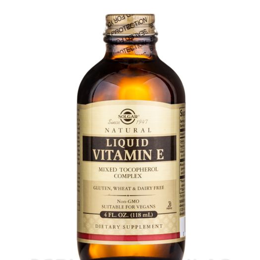 Solgar Vitamin and Herb Liquid Vitamin E (without dropper) - 4 fl. oz (118 ml)