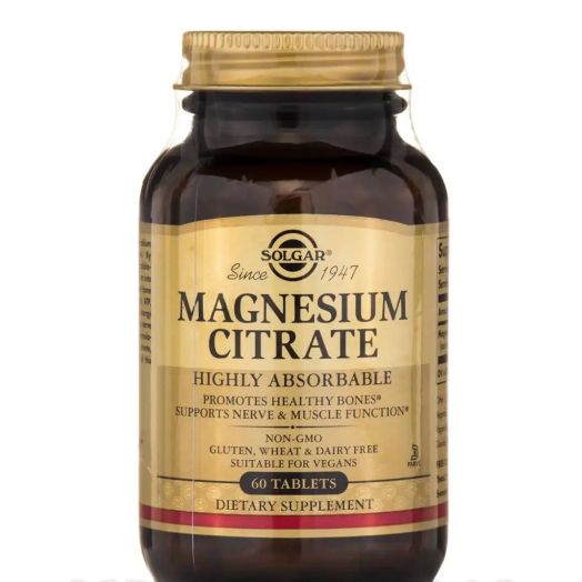 Solgar Vitamin and Herb Magnesium Citrate - 60 Tablets