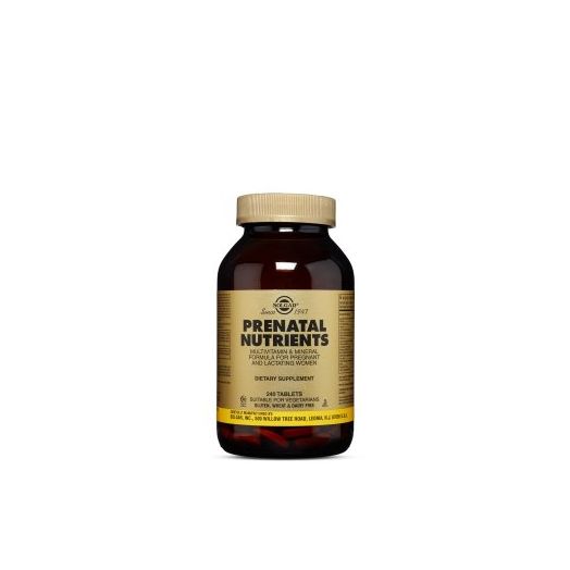 Solgar Prenatal Nutrients Tablets, 240 Ct