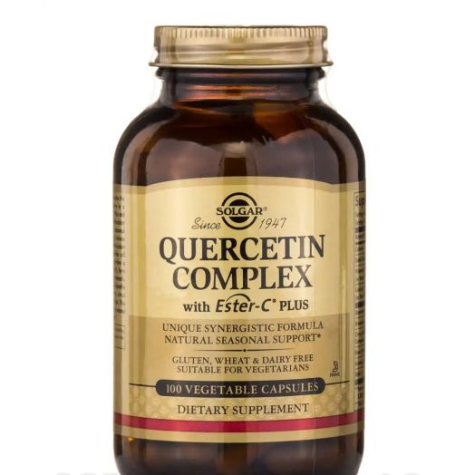 Solgar Vitamin and Herb Quercetin Complex with Ester-C Plus - 100 Vegetable Capsules