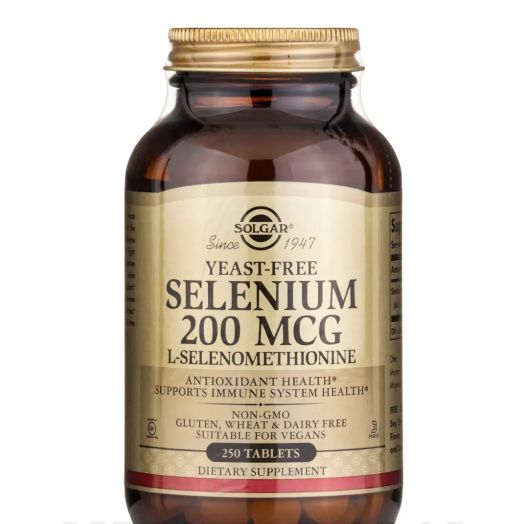 Solgar Vitamin and Herb Yeast-Free Selenium 200 mcg - 250 Tablets