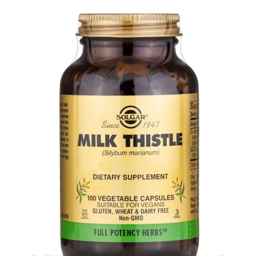 Solgar Vitamin and Herb Milk Thistle - 100 Vegetable Capsules