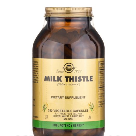 Solgar Vitamin and Herb Milk Thistle - 250 Vegetable Capsules
