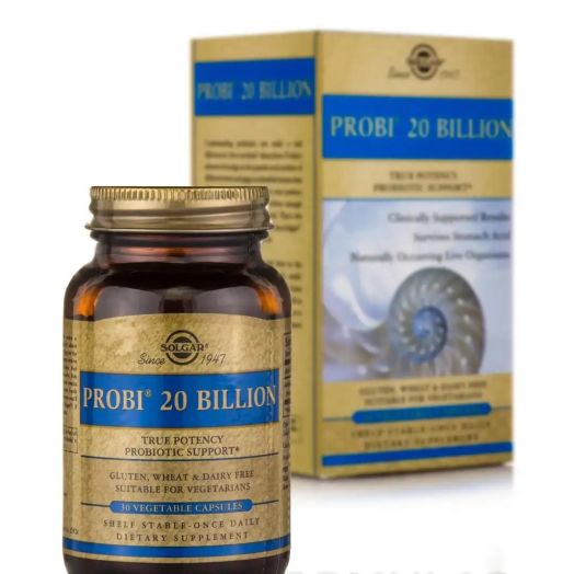 Solgar Vitamin and Herb Probi 20 Billion - 30 Vegetable Capsules