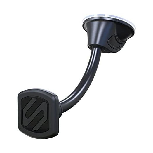 Scosche MAGWDM MagicMount Magnetic Suction Cup Phone Mount for Car, Universal Cell Phone Holder for Windshield and Dash, Black