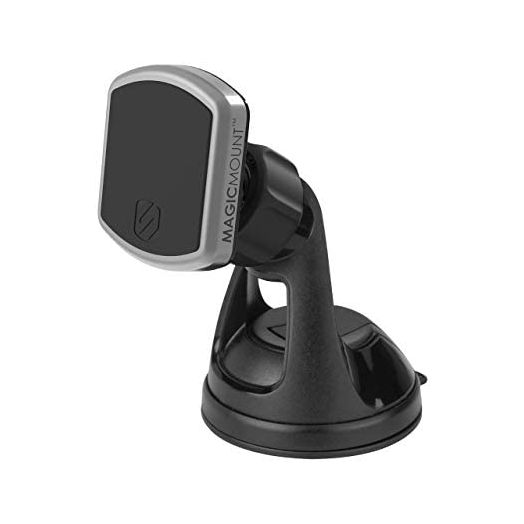 Scosche MPWD2-XTPR MagicMount™ Pro Universal Magnetic Suction Cup Mount Phone Mount for Car, Home, Office, Black, Silver