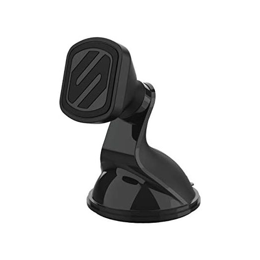 Scosche MMWSM-XCES0 MagicMount Select Magnetic Phone, GPS or Tablet Suction Cup Mount, 360 Degree Adjustable Head, StickGrip Suction Cup Car Mount, Black