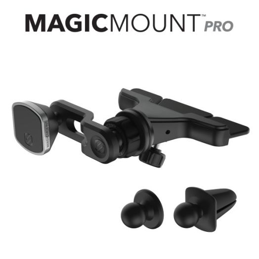 Scosche MM2CDPDVSR-SP MagicMount™ Pro Universal 3-In-1 Phone/GPS Magnetic CD/Dash/Vent Mount Kit for the Car