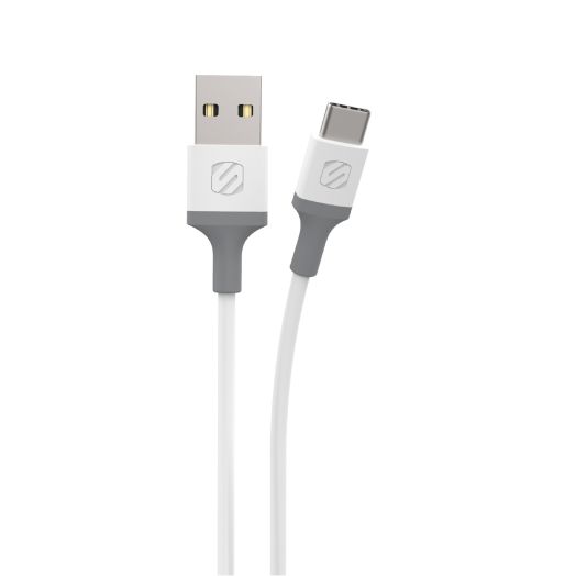Scosche Strikeline USB-A to USB-C Charge & Sync Cable 4-ft. White