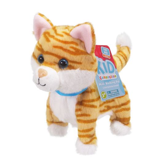 Kid Connection Mini Walking Pet, Orange Cat