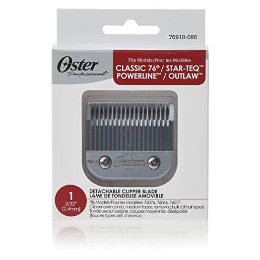 Oster Professional 76918-086 Size 1 Hair Clipper Replacement Blade 2.44 mm