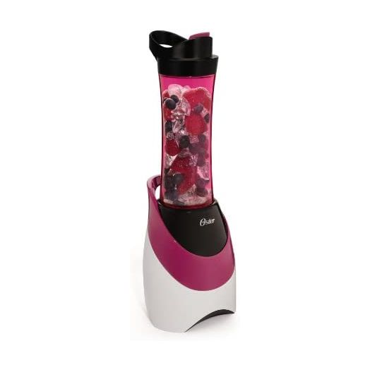 Oster BLSTPB-WPK My Blend 250-Watt Blender with Travel Sport Bottle, Pink