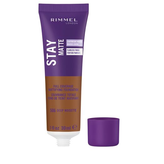 Rimmel London Stay Matte Liquid Foundation, Deep Mocha, 1 oz
