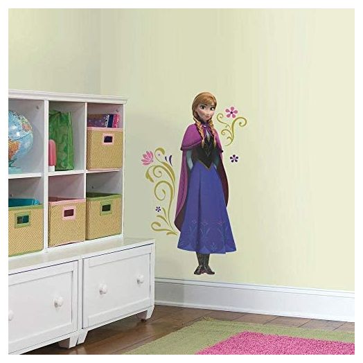 RoomMates RMK2737GM Frozen Anna with Cape Giant Peel and Stick Wall Decals