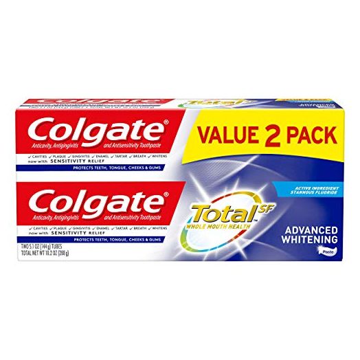Colgate Total Advanced Whitening Toothpaste with Fluoride