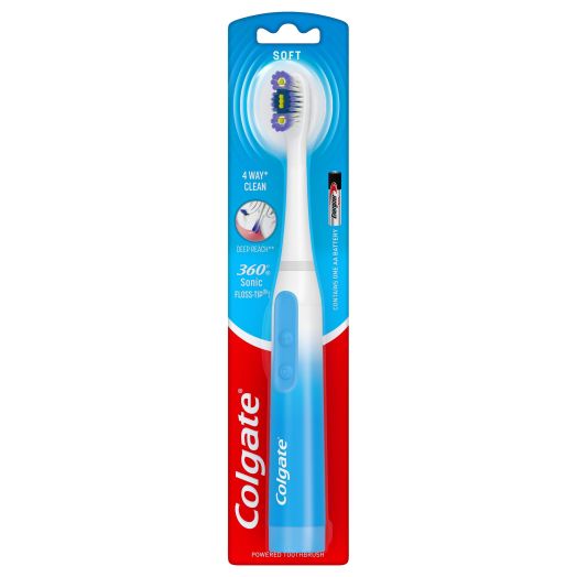 COLGATE 360 TBB FLOSS TIP SONIC TOOTHBRUSH, SOFT, 1 CT