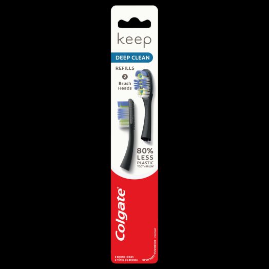 Colgate Keep Manual Toothbrush Deep Clean Refills, Floss Tip, 2 Pack | Colgate-Palmolive Company
