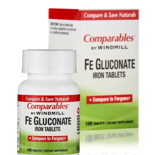 Windmill Fe Gluconate (Iron Tablets) - 100 Tablets